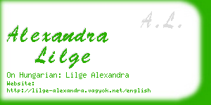 alexandra lilge business card